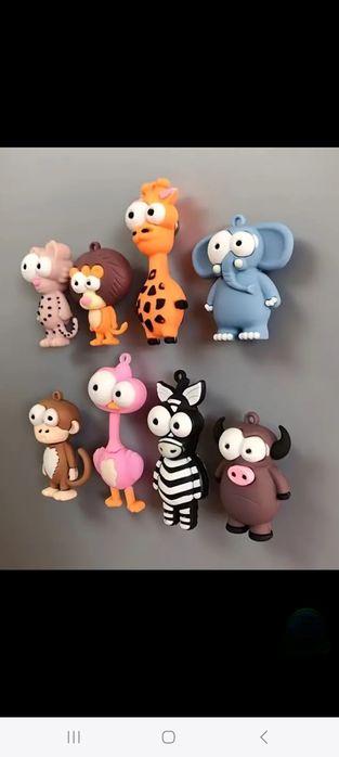 Set magneti frigider animalute vesele