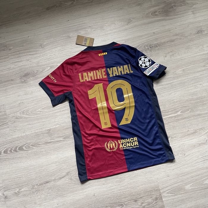 Tricou fotbal FC Barcelona Lamine Yamal Urgent