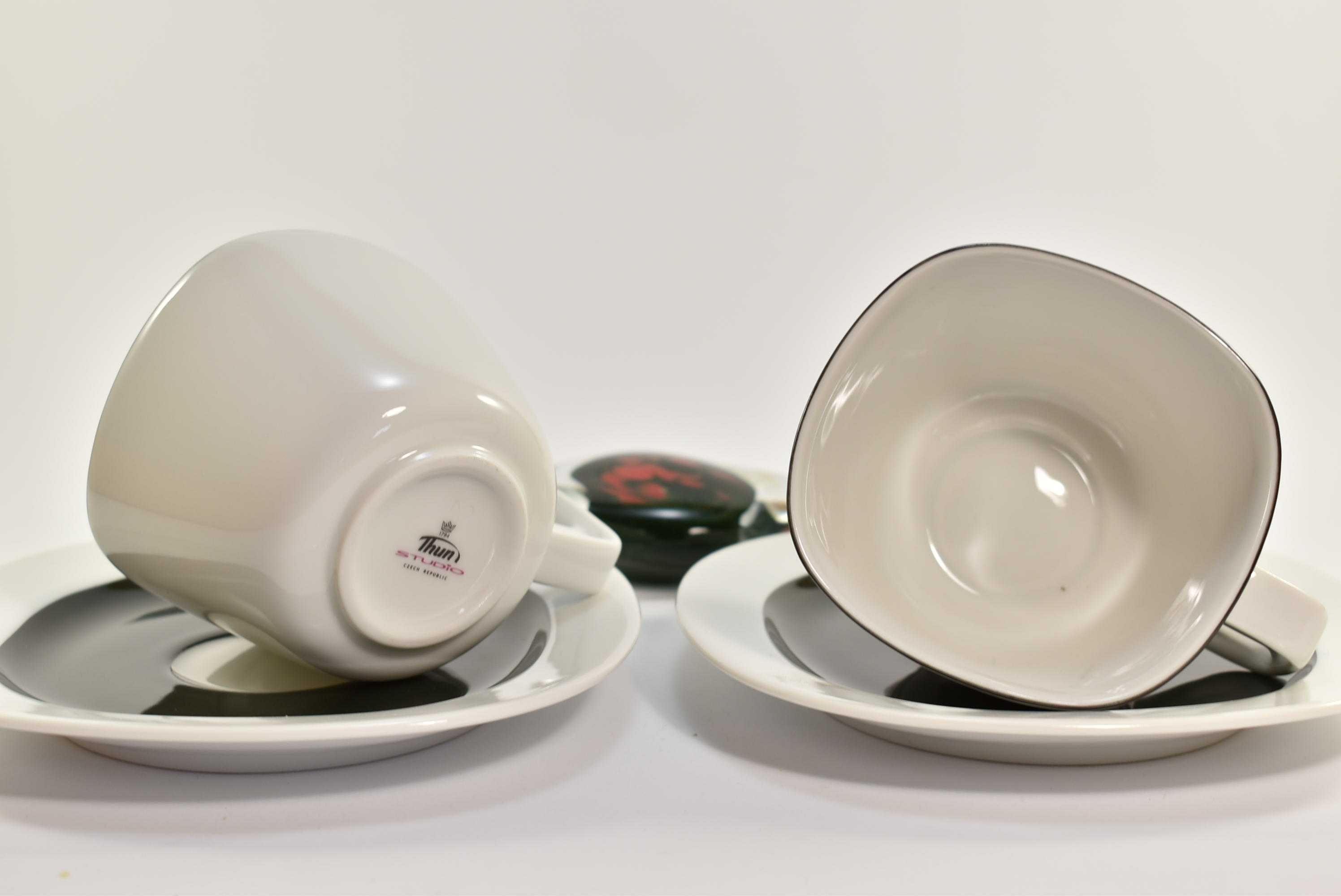 сервиз за чай и кафе Чешки порцелан антикварен модел на Кейко Keiko