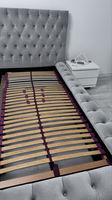 Somiera 90x200 cm cu reglare a zonelor de confort