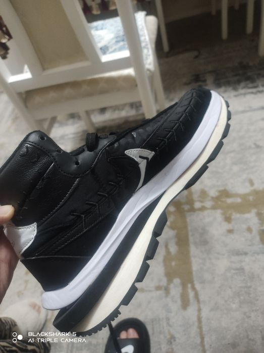 Мужские кроссовки высокие Найк сакай