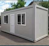 Vand containere stil cabina paza/birou din panouri sandwich 4.5*2.5m