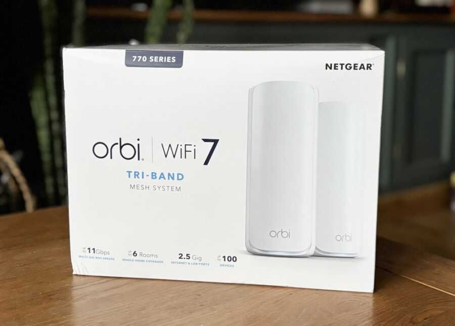 NETGEAR Orbi 770 Series Tri-Band WiFi 7 Mesh RBE 773 Nou