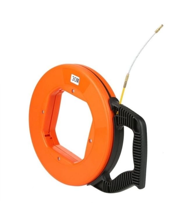 Extractor de cablu electric neconductiv Rewe, lungime 30 m, maner ergo