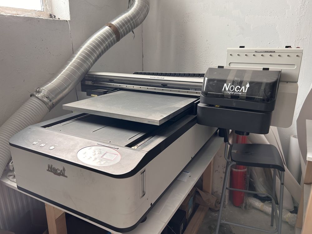 Vand imprimanta UV Nocai 6090 cu vacuum si 2 capete TX800
