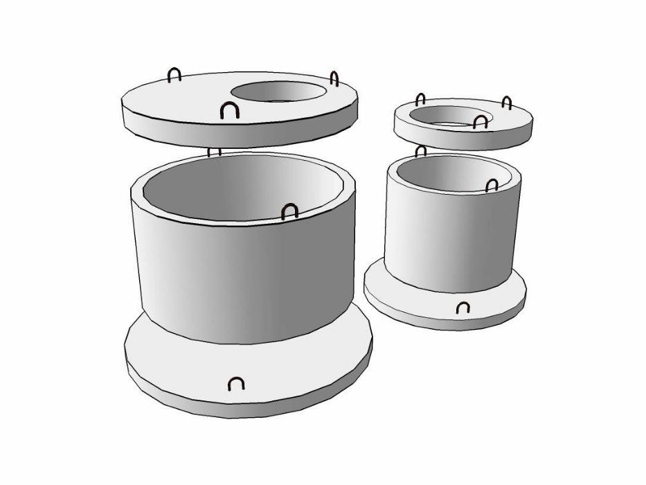 Кольца для септика. Бетонные кольца для септика.жби кольца