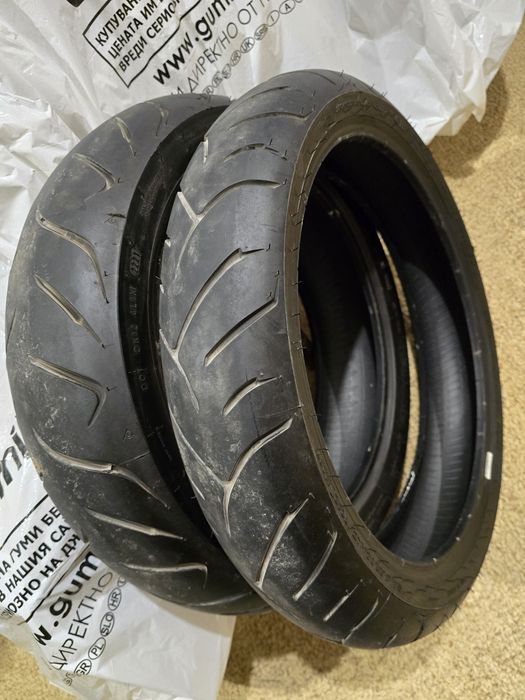 Dunlop RoadSport – комплект мото гуми 120/70ZR18 и 160/60ZR17