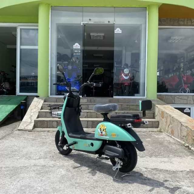 Електрически скутер с педали MaxMotors 500W 2023 500W/48V/12AH - GREEN