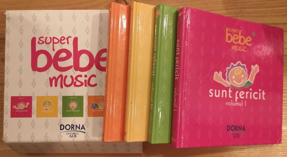 colectie CD-uri SuperBebe muzica - 4 cd-uri