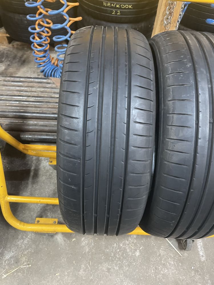 2бр. Dunlop Sport Blue Response 205/60/16, 6мм грайфер, ДОТ 2022