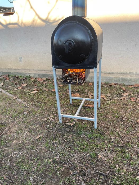 Cuptor / gratar cu pereti dubli