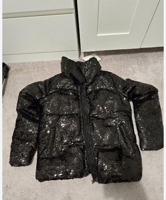 Geaca  canadiana haina paiete