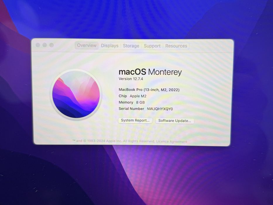 Apple MacBook Pro 13" M2 2022 256GB SSD