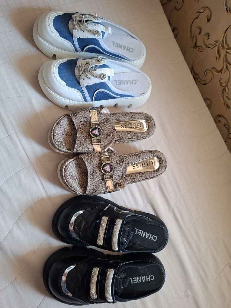 Дамски чехли Chanel--- GUESS