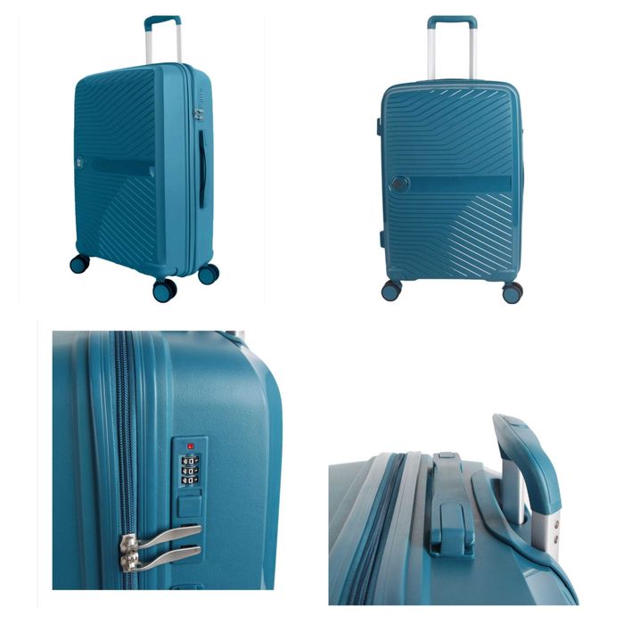 Нови куфари, с 4 колелца,  - различни цветове и размери