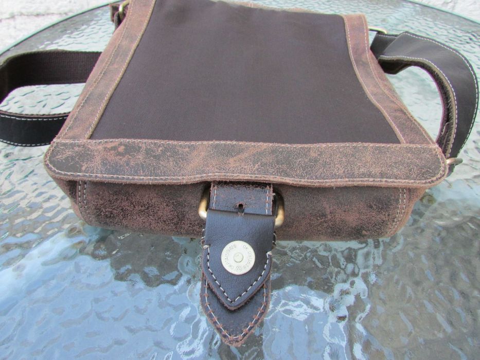 Винтидж кожена чанта през рамо Rowallan