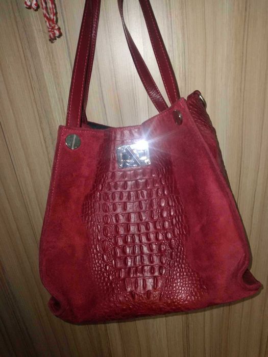 Дамски чанти естествена кожа