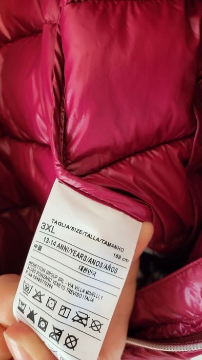 Geaca fete toamna-primăvară, 168 cm, 13-14 ani, Benneton