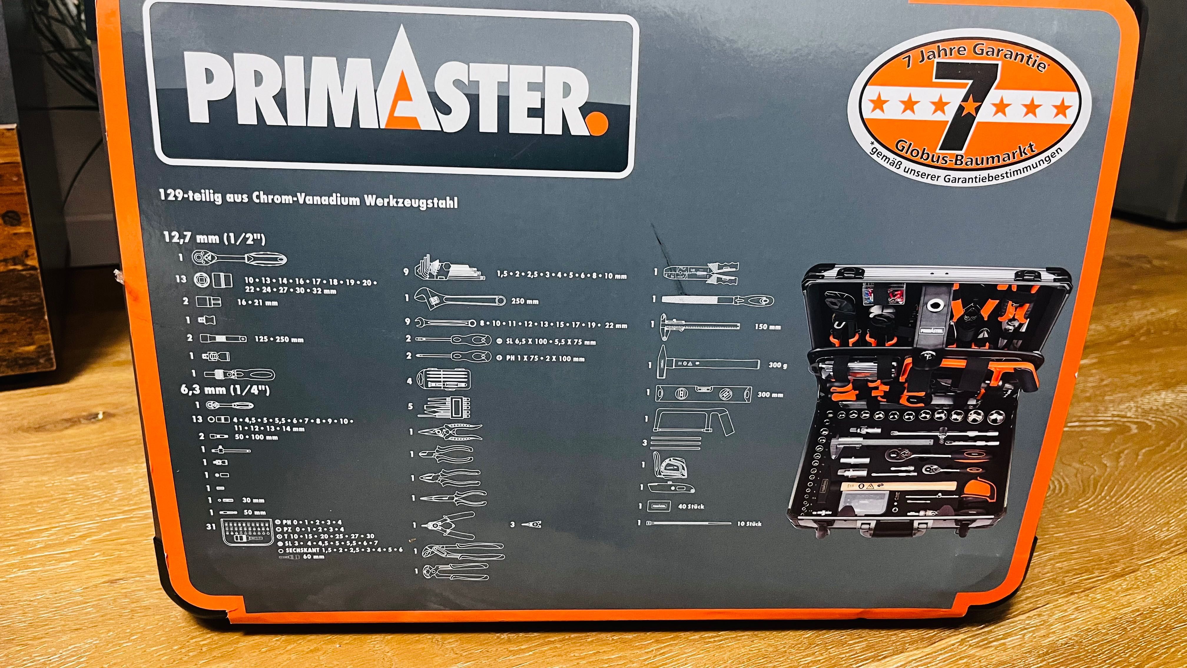 Primaster комплект инструменти в куфар/129 части