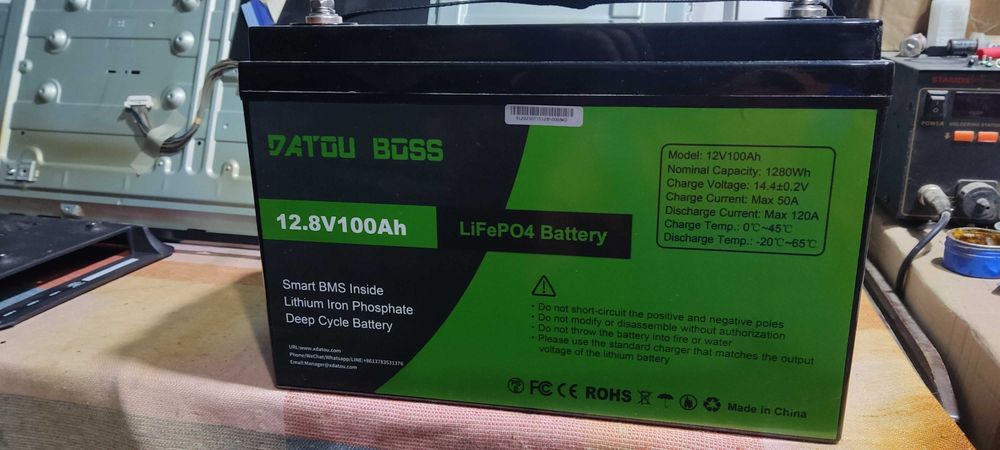 baterie DATOUBOSS 12V 100Ah LiFePO4