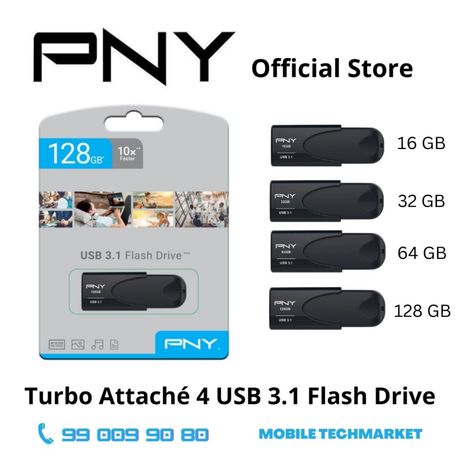 PNY original USB 3,1 Flash 16,32,64,128 gb
