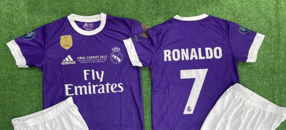 Cristiano Ronaldo (Детски Футболни Тениски и Тениска със Шорти екипче)