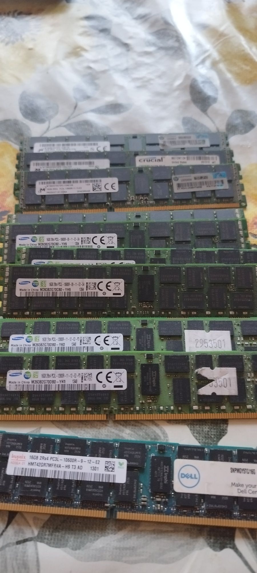 Памети 16gb ddr3 ecc за сървъри и workstation