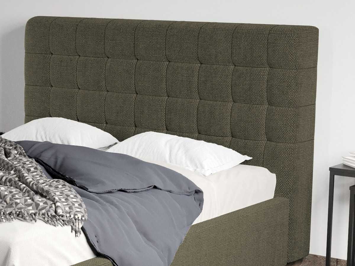 Pat Tapitat Rivo Verde inchis - Eden 12 cu somiera fixa