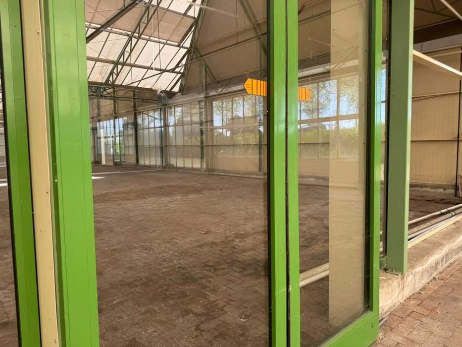 Автоматична плъзгаща външна врата търговско помещение алуминиева