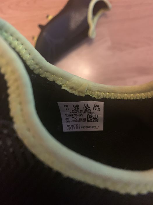 Ghete fotbal PUMA cu crampoane copii