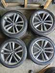 4 jante Bmw  Seria 7 G11/G12 originale cu anvelope Runflat Pirelli
