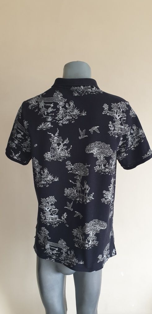 Nike Court Skeleton Pique Cotton Size M ОРИГИНАЛ! Мъжка Тениска!