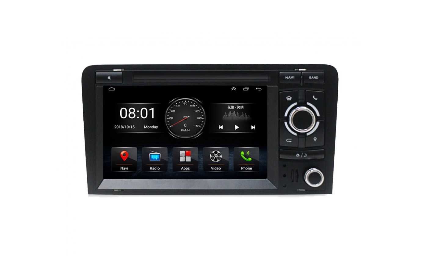 AUDI A3 2003 - 2012 - 7'' Android навигация без DVD механика, 9563