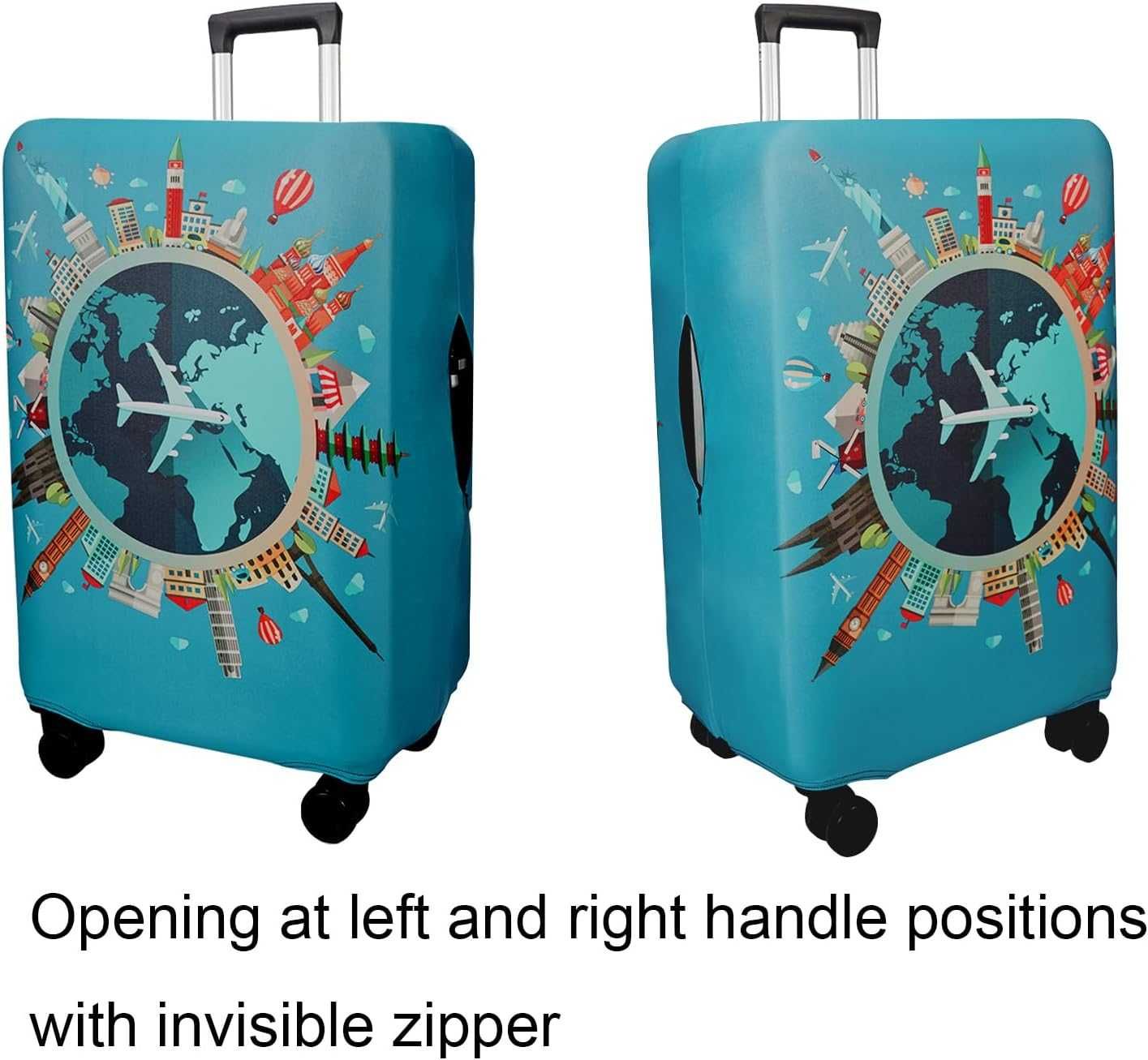 Чехол для чемодана Travel Luggage Cover на чемодан размера L (25-28)!