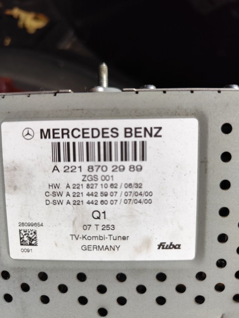 ТВ Тунер Mercedes S class W221/Мерцедес В221