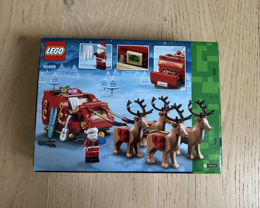 ЧИСТО НОВО Лего шейната на Дядо Коледа/ Lego (40499)