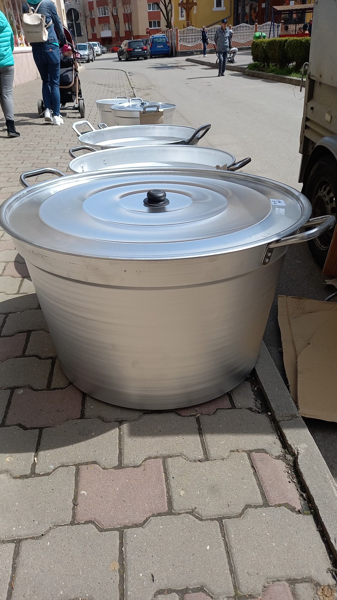 Ceaun aluminiu alimentar 45 L ,  import Italia Promo 289  lei