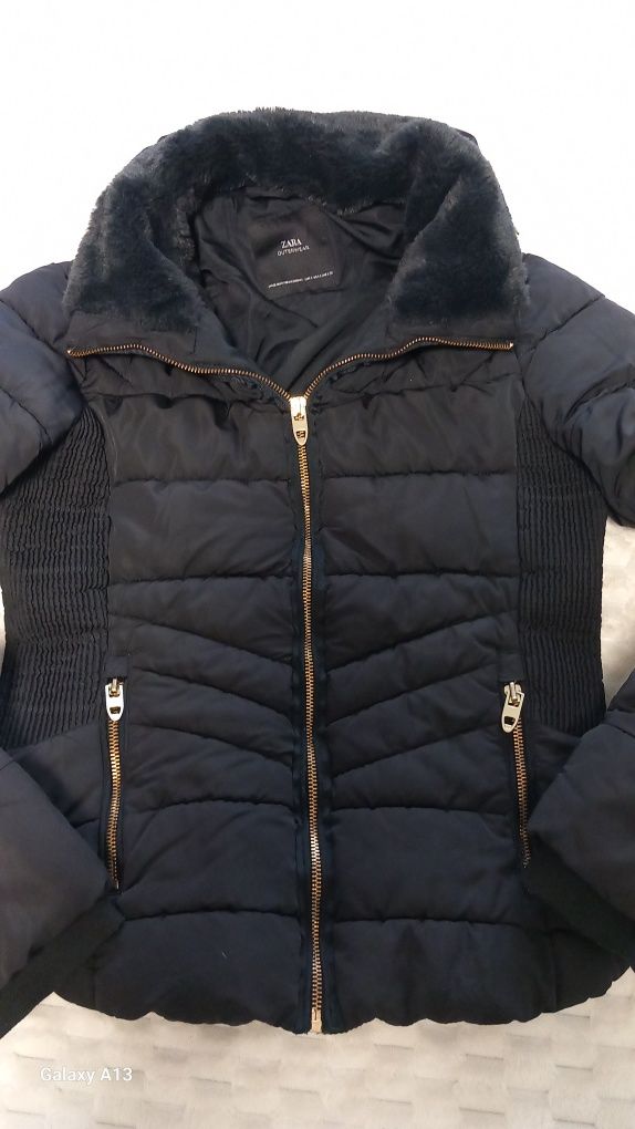 Зимно черно  яке Zara