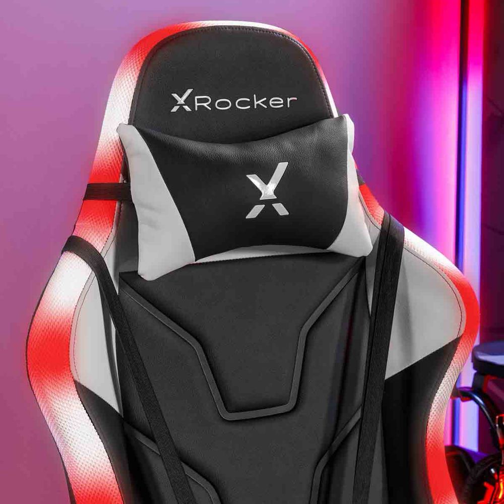 Scaun Gaming X Rocker Agility Rgb Esports cu lumini LED Neo Motion Nou