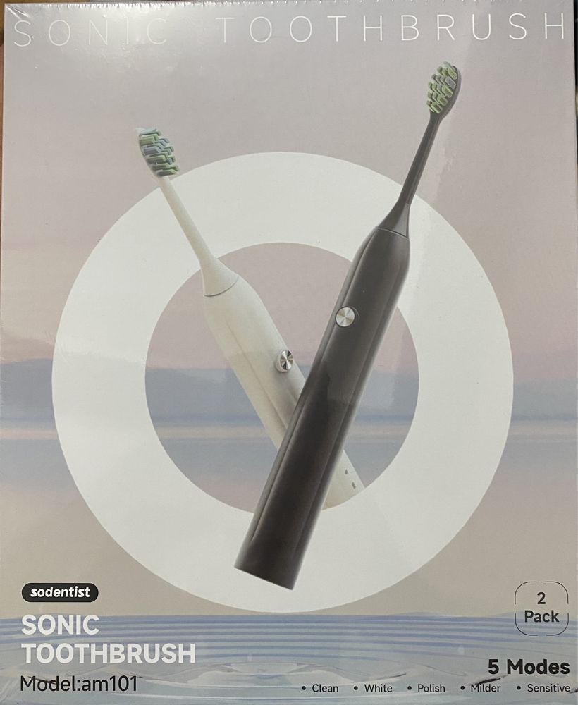 Set 2 periuțe dinți electrice Sonic toothbrush Model am101 nou sigilat