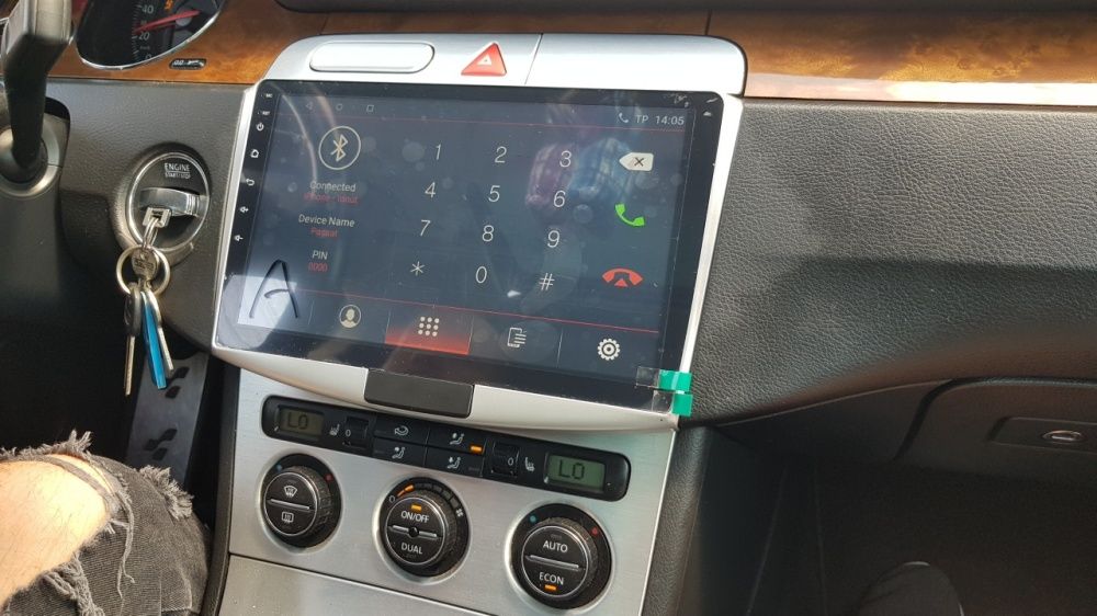 CARPAD Navigatie navi VW Passat B6 B7 CC Android 6 10.1 Waze Bluetooth