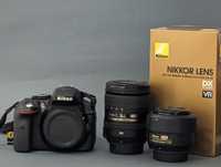 Nikon D5300 DSLR, cu obiective de 35mm f1.8 și 16-85mm f/3.5-5.6G VR