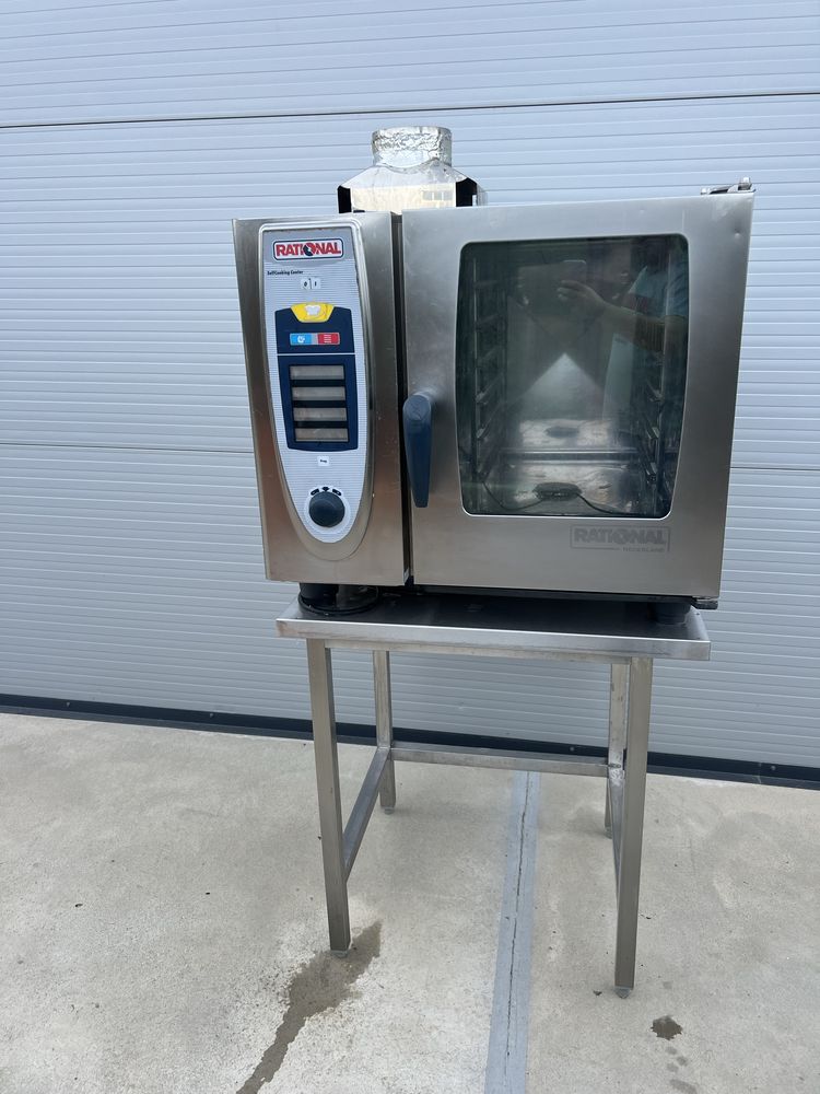 Oferta-Cuptor Rational SCC61G -gaz 6 tavi- autospalare - suport inclus