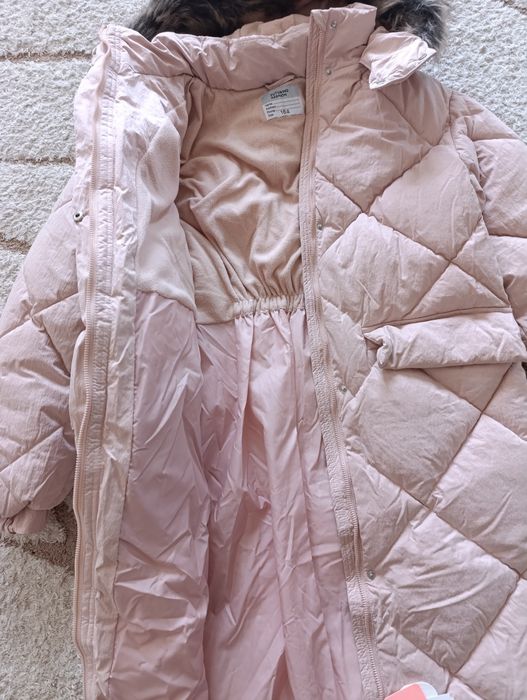 Новый пуховик зимний для девочки 164 ростовки