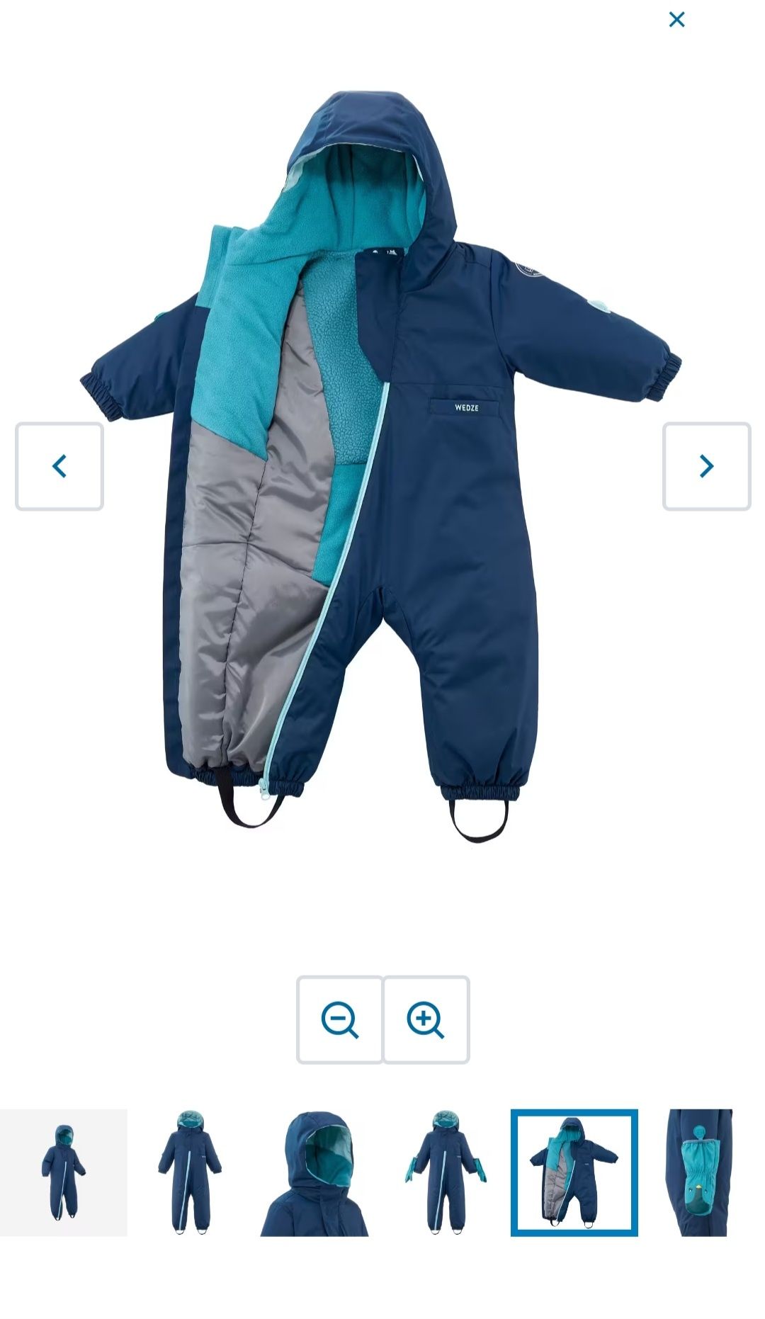 Costum calduros Schi 500 Warm  Luguklip+manusi