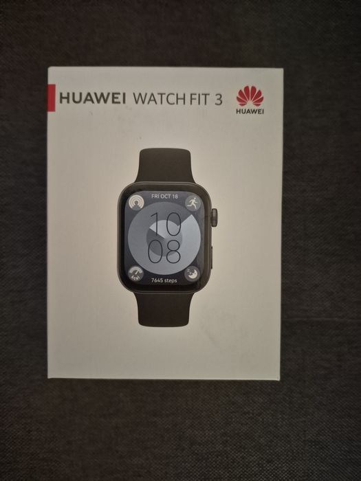 Смарт часовник Huawei Watch FIT 3 черен