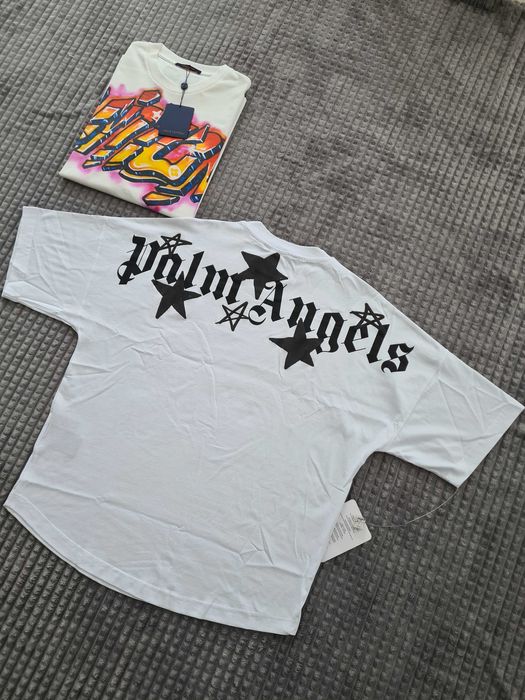 Tricou Palm Angels Stars, Oversize, Premium, Unisex