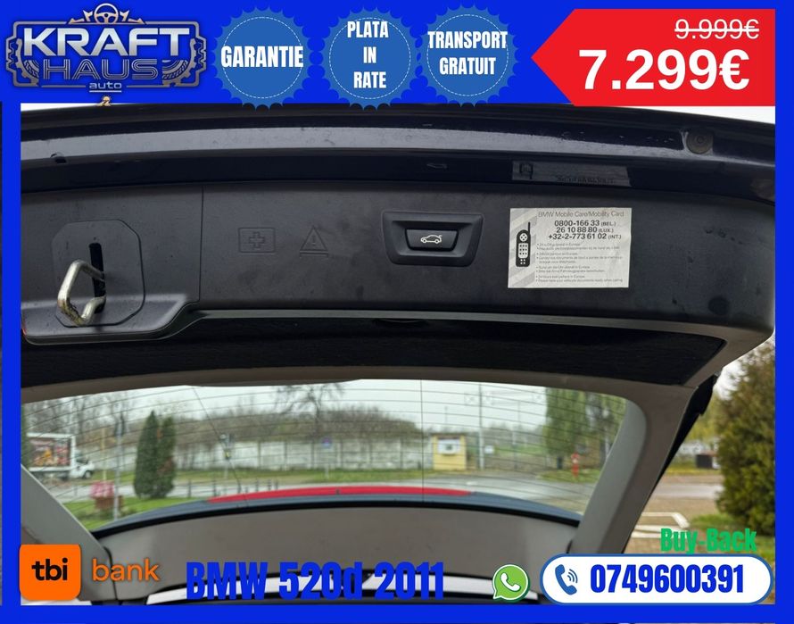 Bmw f11 520d 2011 import Belgia in rate prin tbi