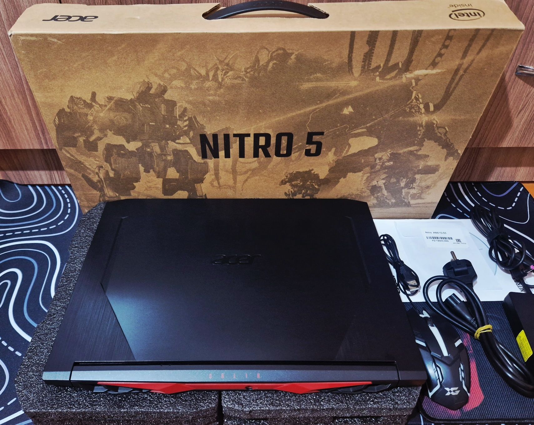 Acer Nitro 5 Core i5 ssd512,ozu8, 1660Ti 6gb 10 ген!