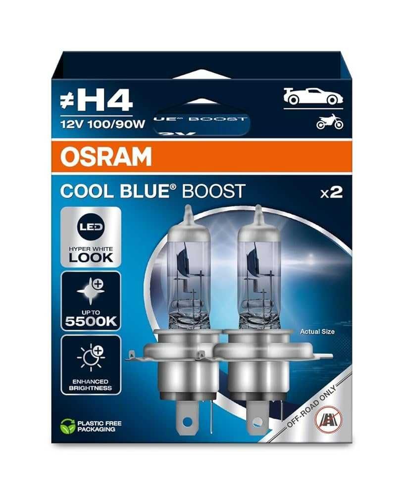 Автомобилни крушки OSRAM COOL BLUE BOOST  H1,H4,H7,H11,HID(XENON)